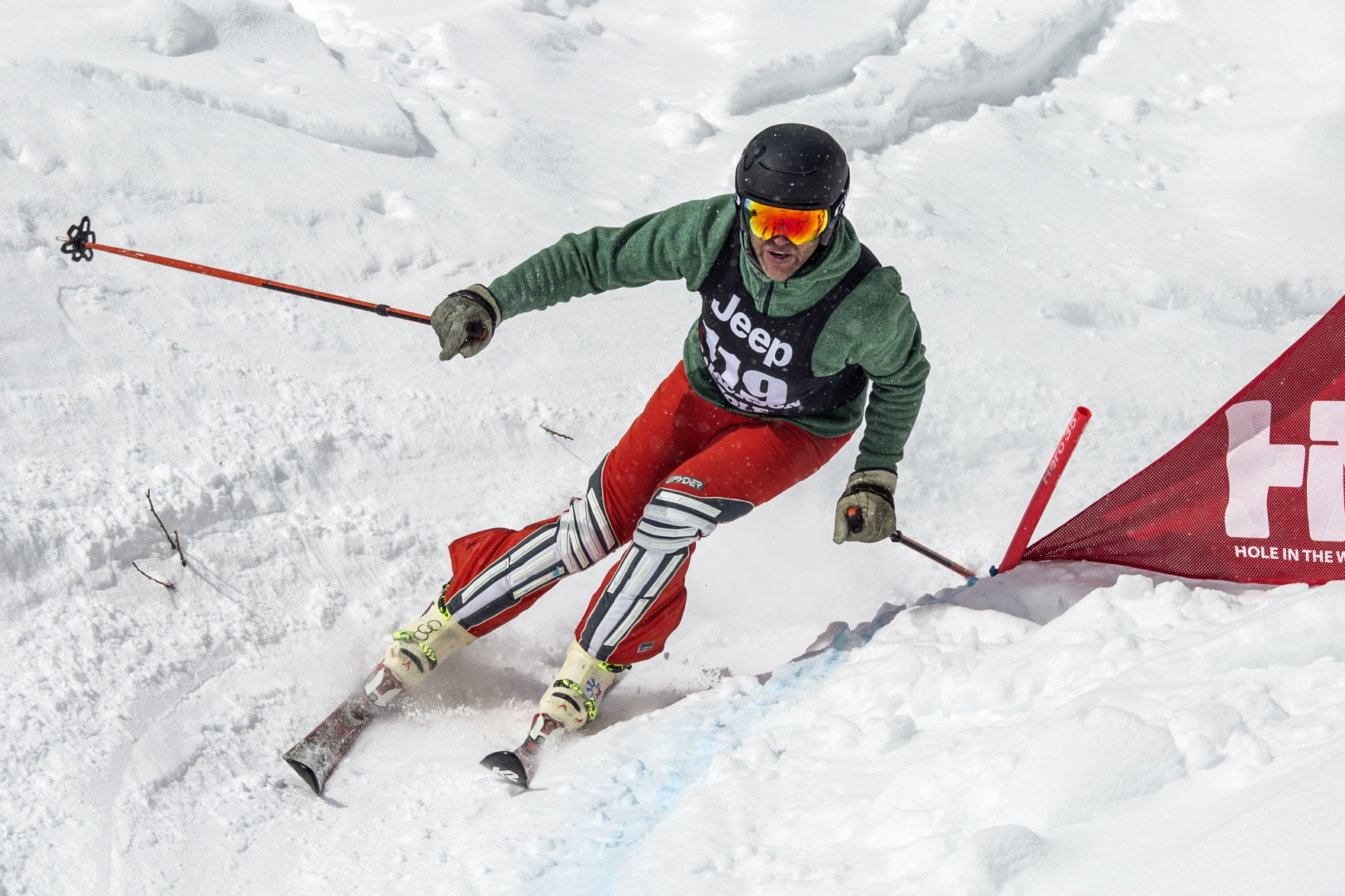 Dick's Ditch banked slalom